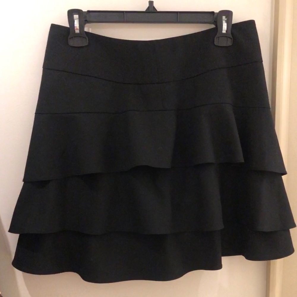 The Limited Black Tiered Mini Skirt